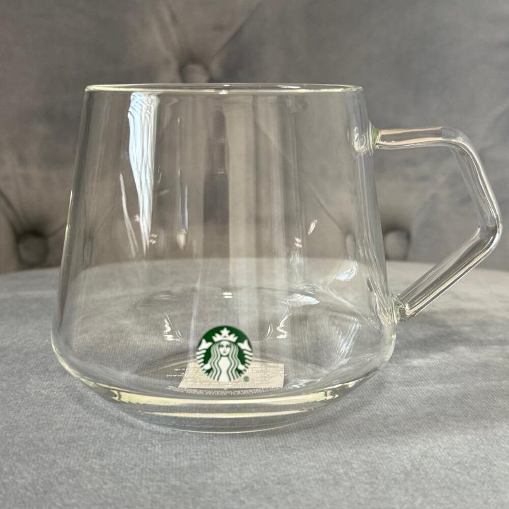 Starbucks Clear Glass Mug, 16 Fl Oz NWT